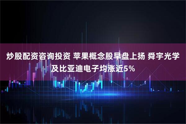 炒股配资咨询投资 苹果概念股早盘上扬 舜宇光学及比亚迪电子均涨近5%